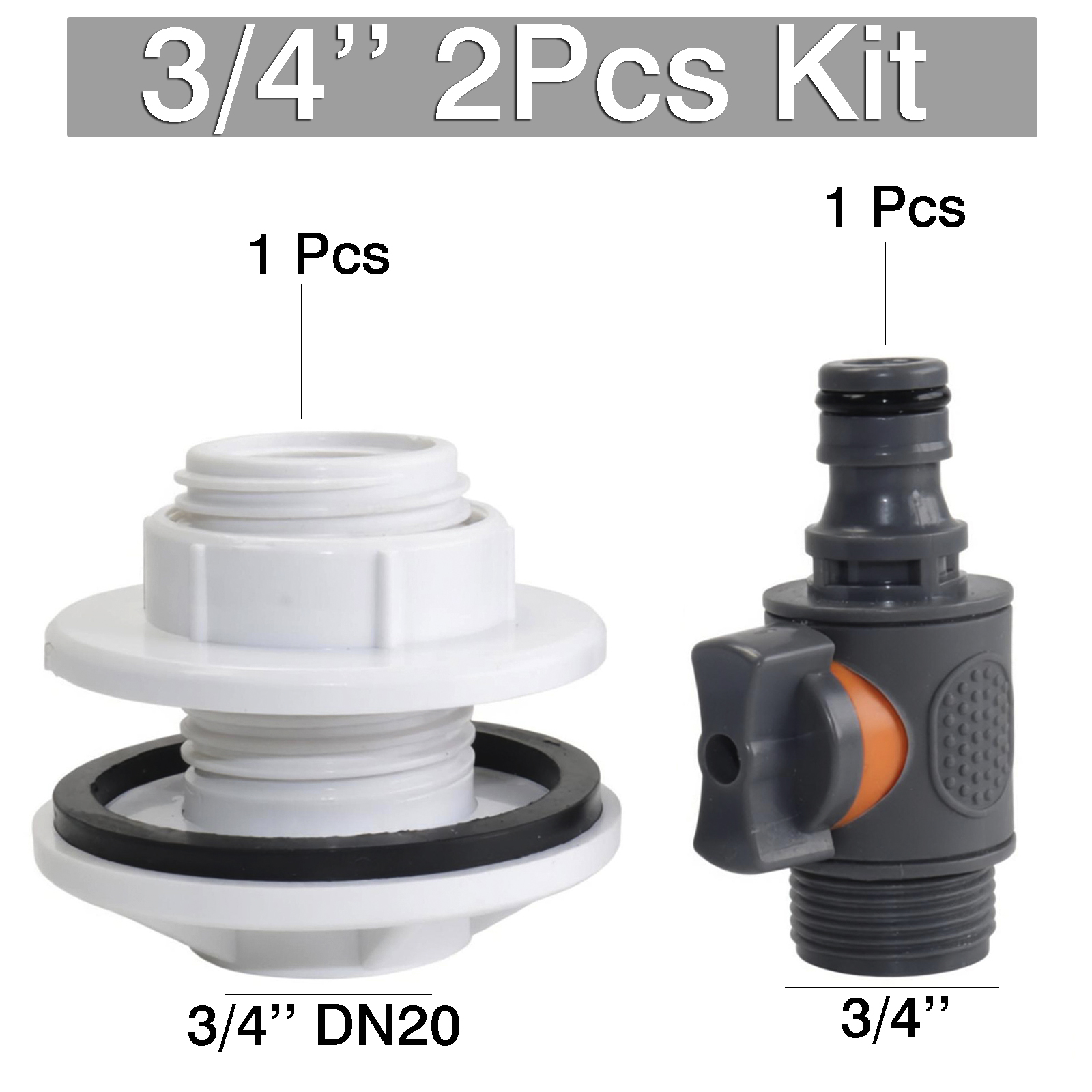 2Pcs 3/4 '' set 1Pc IBC water  - огляд і ціна Smart Garden Hose Timer