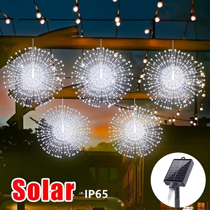 4/5pcs Solar Starburst LED Str - огляд і ціна Smart Garden Umbrella