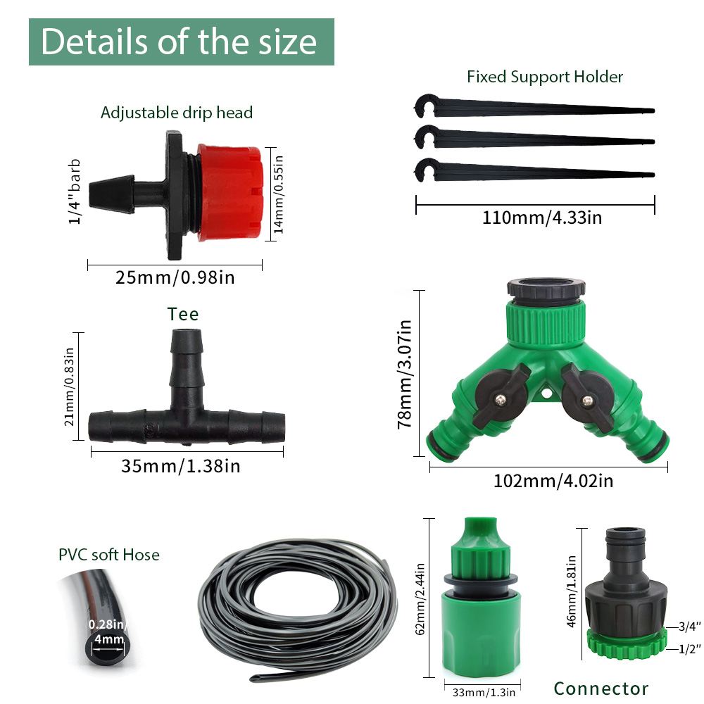 Greenhouse 15M-30M DIY Drip Ir - огляд і ціна Smart Garden Hose Timer