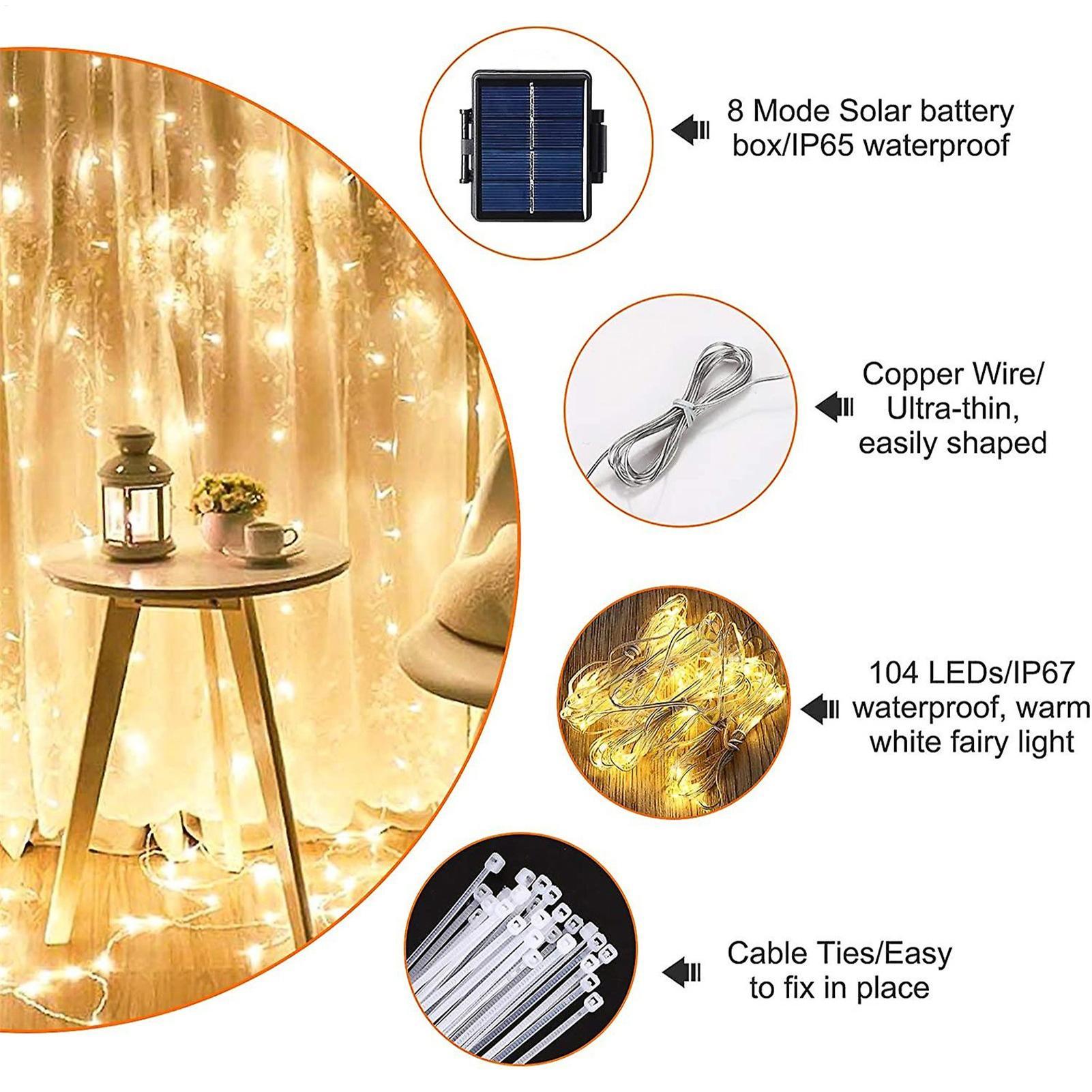 104 LED Solar Power Patio Umbr - огляд і ціна Smart Garden Umbrella