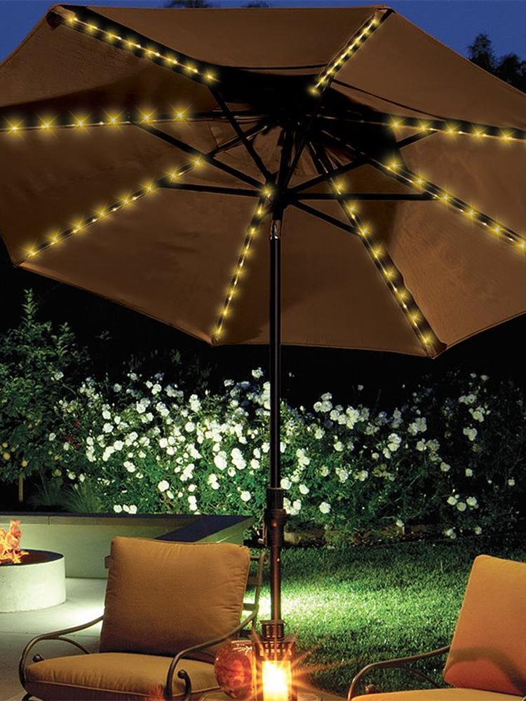 104 LED Solar Power Patio Umbr - огляд і ціна Smart Garden Umbrella