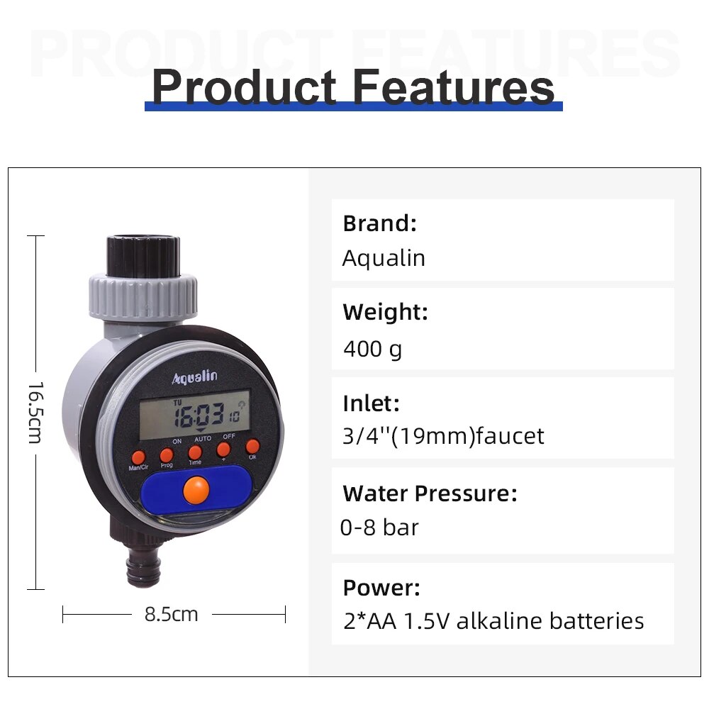 Automatic LCD Display Watering - огляд і ціна Smart Garden Hose Timer
