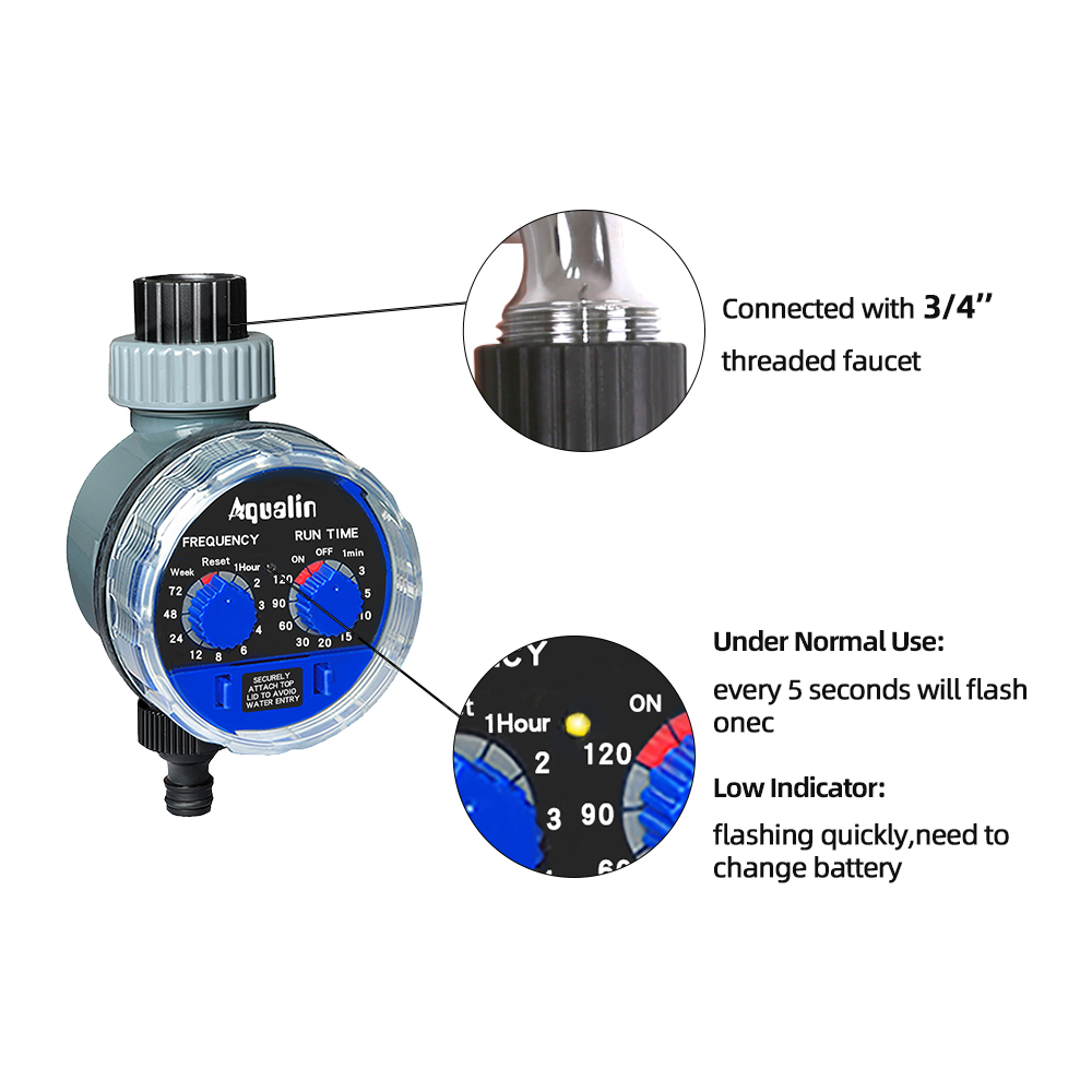 Garden Watering Timer Ball Val - огляд і ціна Smart Garden Hose Timer