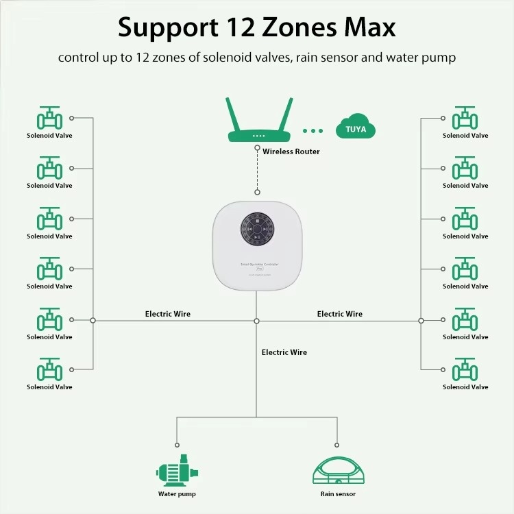 Tuya WiFi Smart Sprinkler Cont - огляд і ціна Smart Garden Zone
