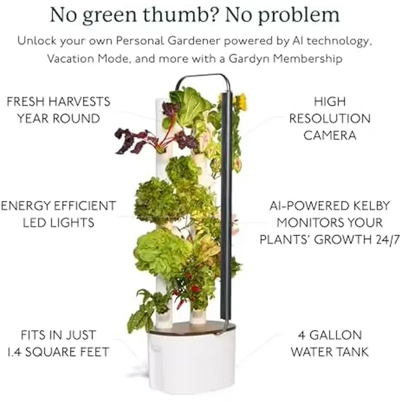 Gardyn Studio Automated Hydrop - огляд і ціна Smart Garden Vertical