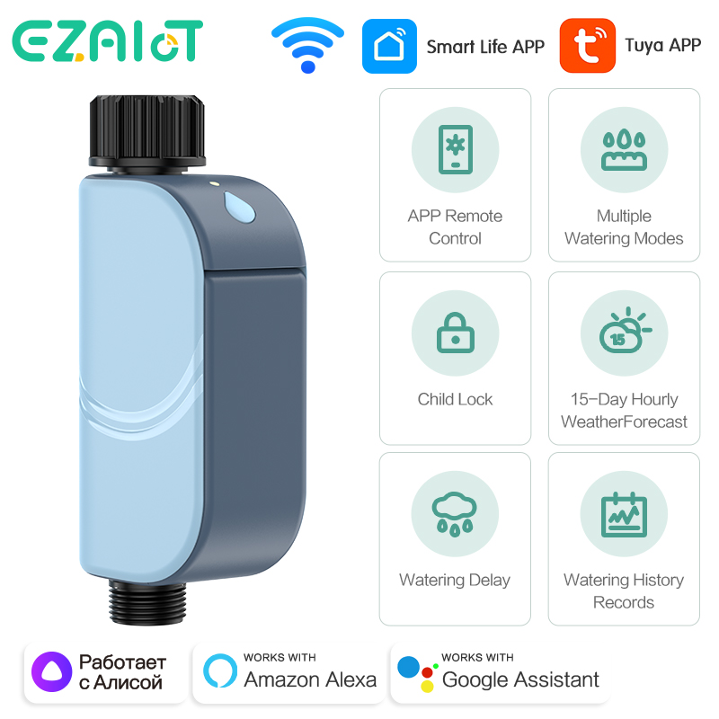 Smart Tuya WIFI Garden Waterin - огляд і ціна Smart Garden Hose Timer