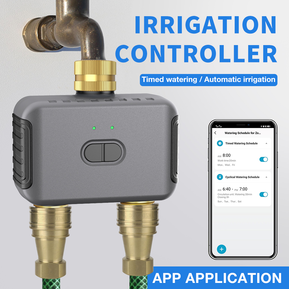 Tuya 2 Zone Watering Timer Gar - огляд і ціна Smart Garden Zone