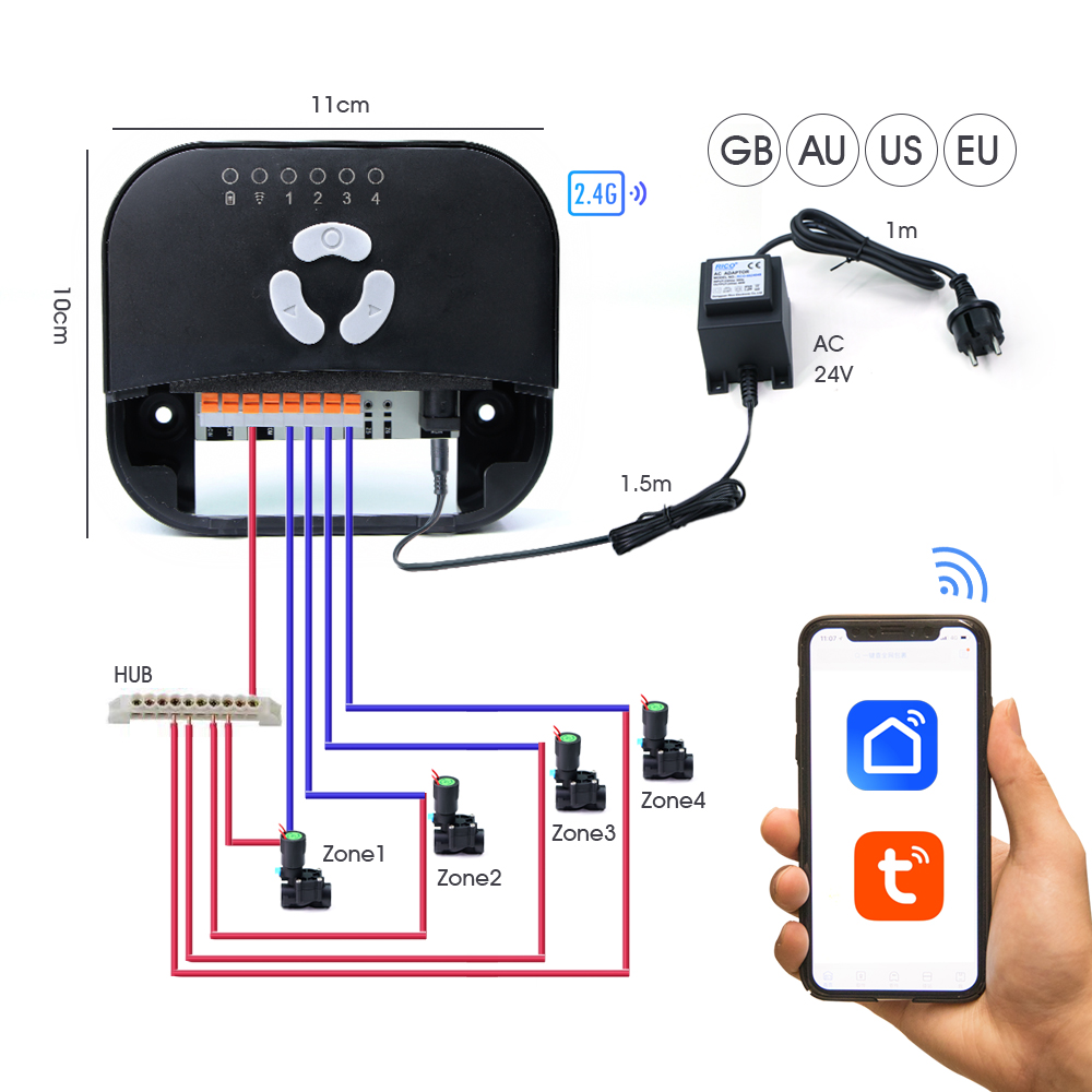 Garden Hose Solenoid Valve Con - огляд і ціна Smart Garden Zone