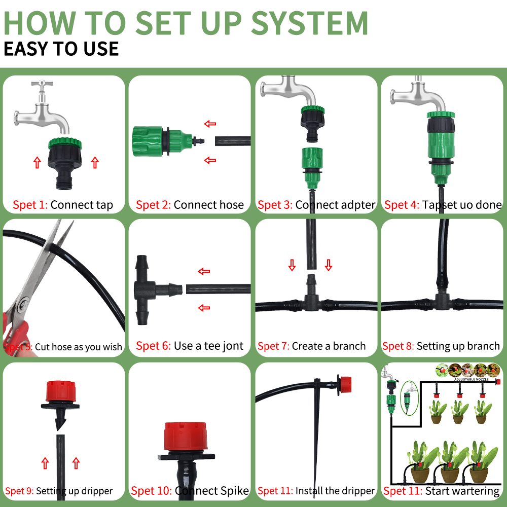 Micro Drip Irrigation System P - огляд і ціна Smart Garden Hose Timer